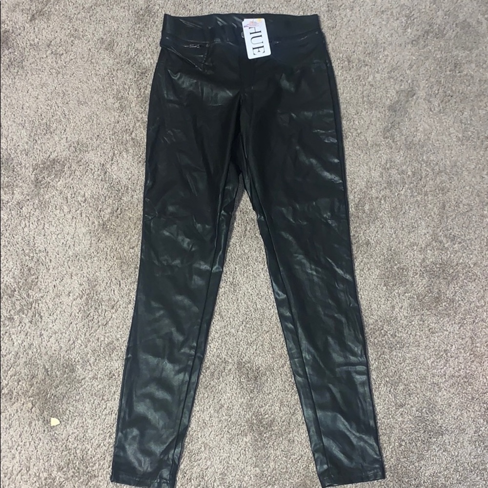 Black Leather Leggings